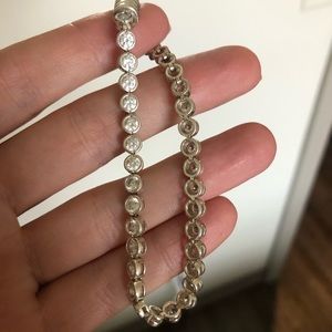 Swavarsly Crystal Tennis Bracelet